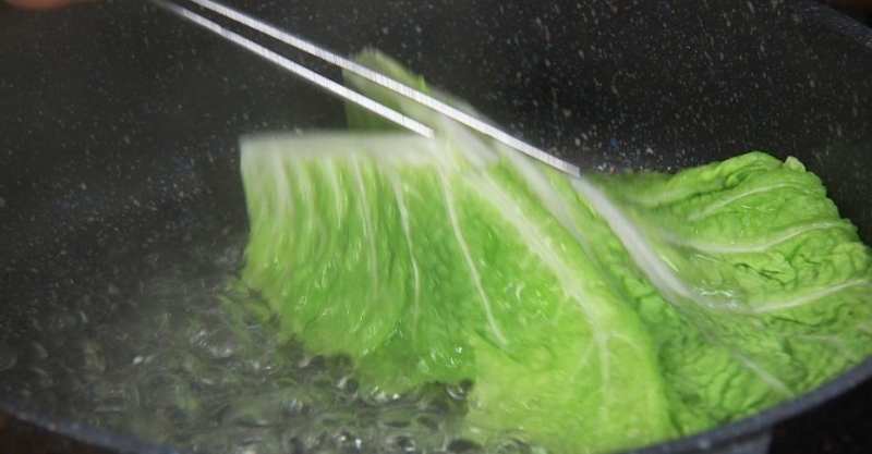 Куриная грудка в глазури с цветной капустой и овощными роллами