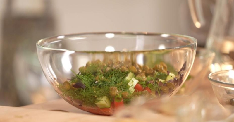 Чечевица с овощами