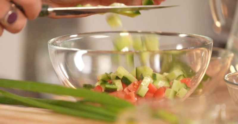 Чечевица с овощами