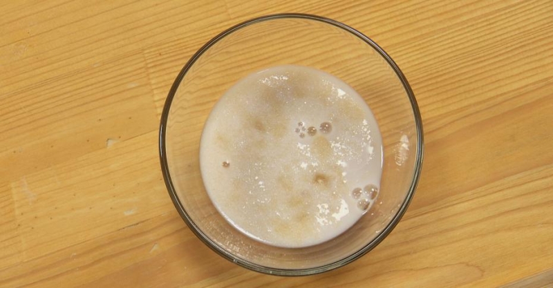 Бланманже с мёдом и сливками