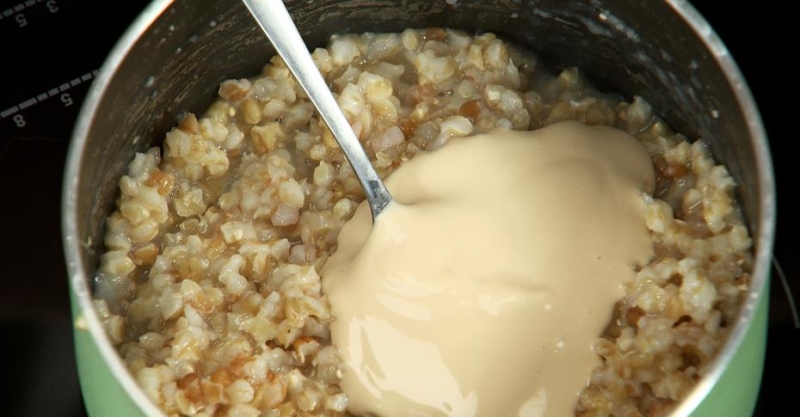 Полба с говяжьей котлетой