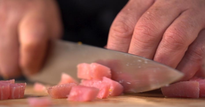 Севиче из тунца и ананаса