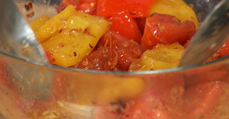 Салат из пряных овощей