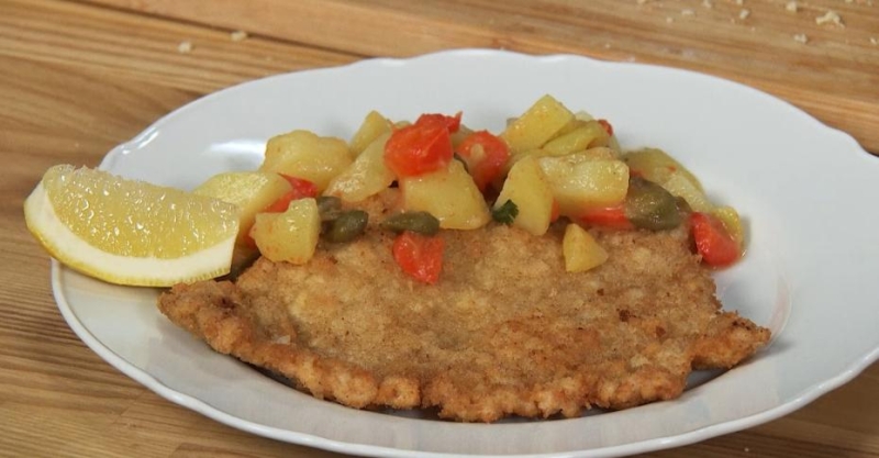 Австрийский, итальянский и японский шницели