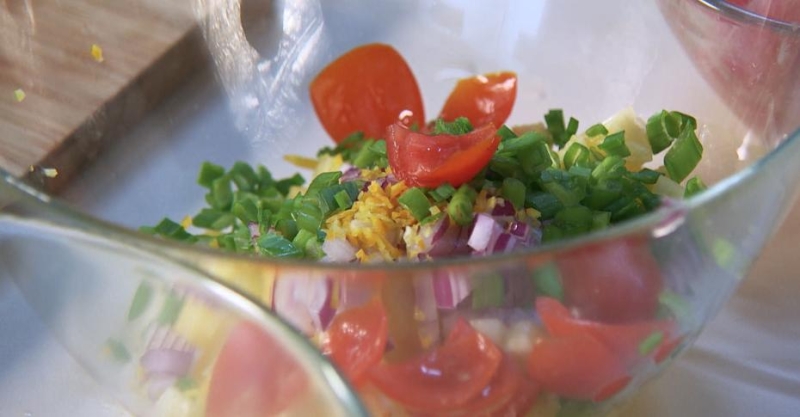 Севиче из тунца и ананаса