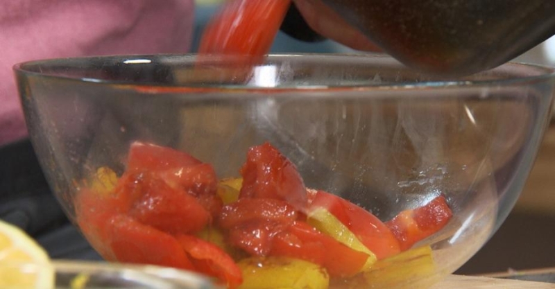 Салат из пряных овощей