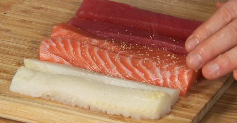 Террин из трёх видов рыб