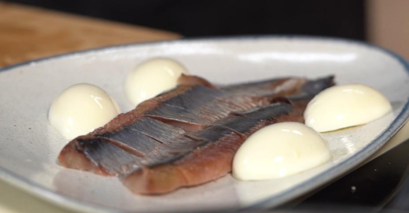 Селёдка с заливкой из хрена