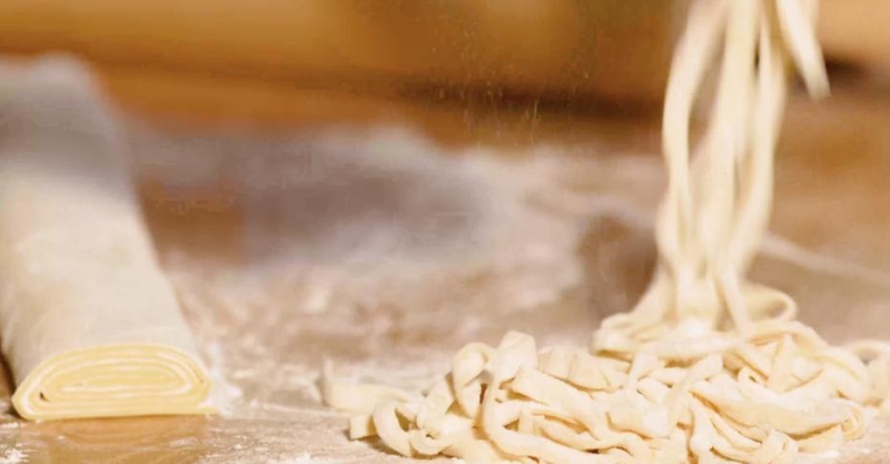 Домашняя лапша с курицей
