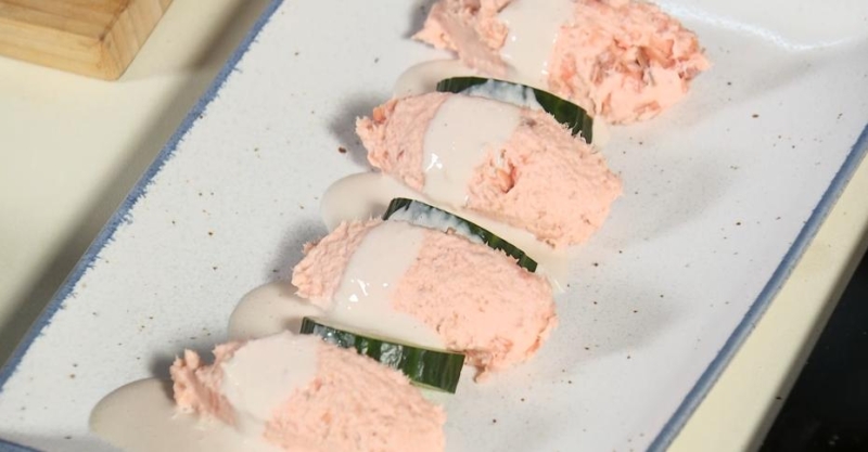 Паштет из рыбы горячего копчения с хреном