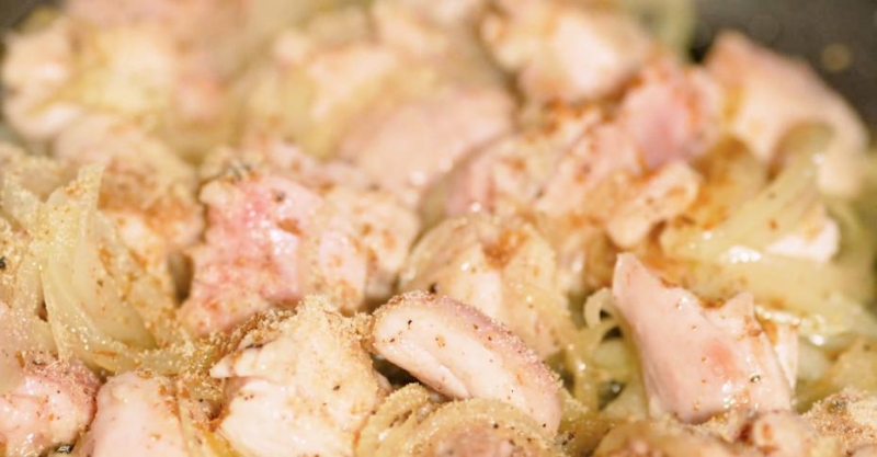 Домашняя лапша с курицей