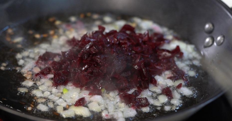 Гречневая каша со свёклой