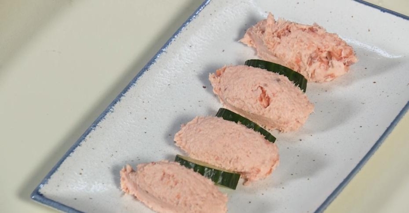 Паштет из рыбы горячего копчения с хреном