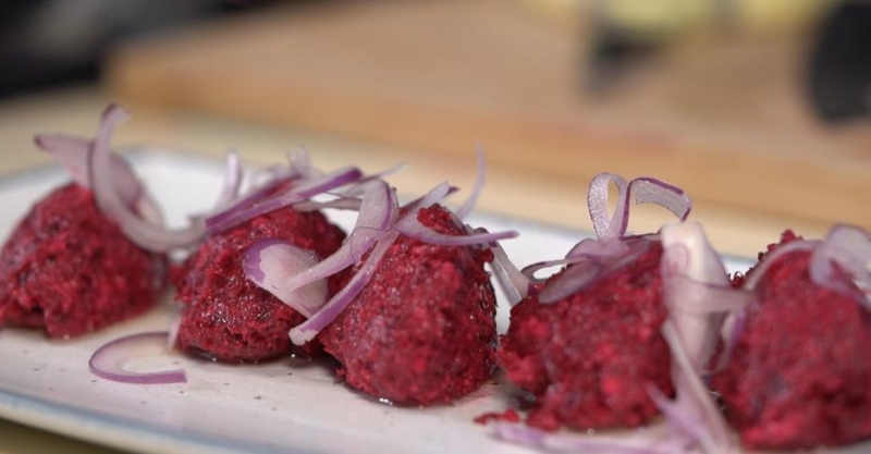 Икра из селёдки, свёклы и сыра