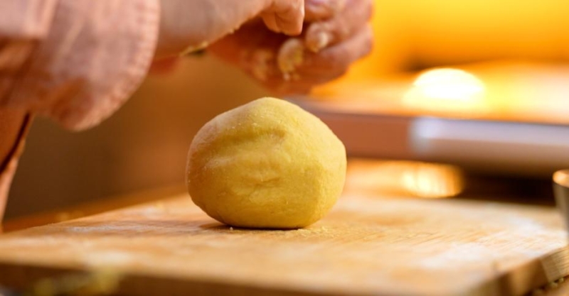 Картофельные ньокки с грибами