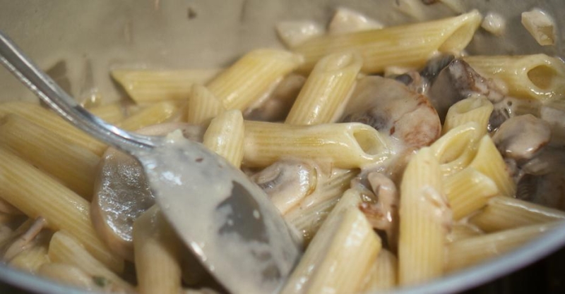 Паста с грибным соусом