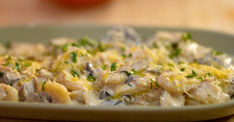 Картофельные ньокки с грибами