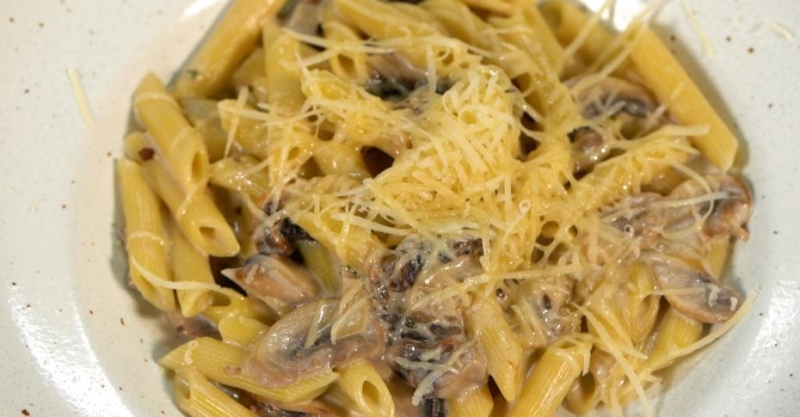 Паста с грибным соусом