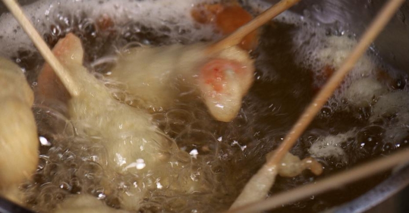 Креветки в пивном кляре