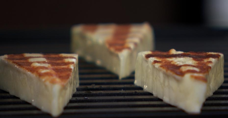 Халуми в соусе карри