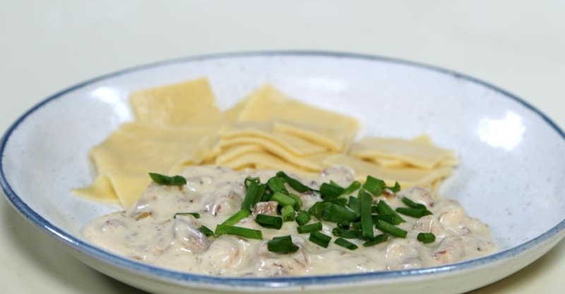 Лазанки с мачанкой