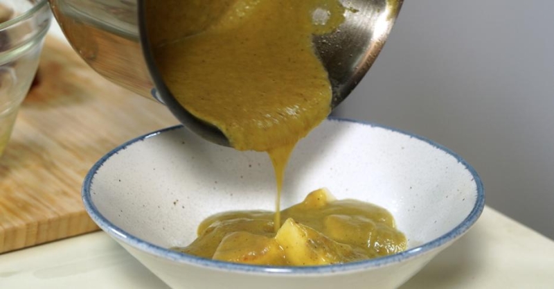 Халуми в соусе карри