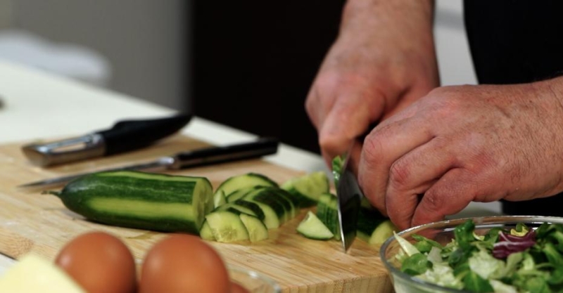 Шарики из халуми и тыквы