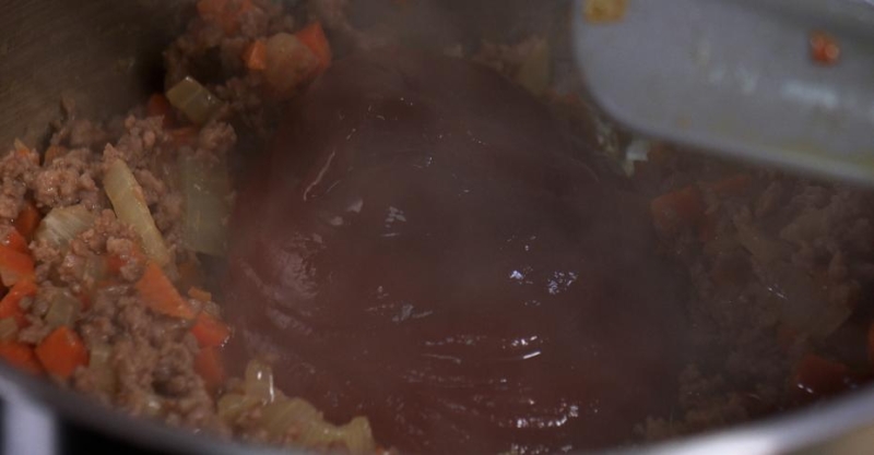 Каша из гречки, перловки, пшена, риса с мясом