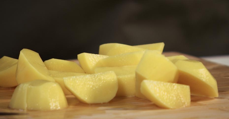 Гороховая каша с толокном, картошкой и репой