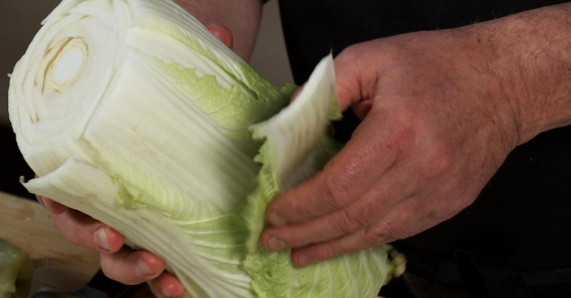 Азиатские голубцы в пекинской капусте