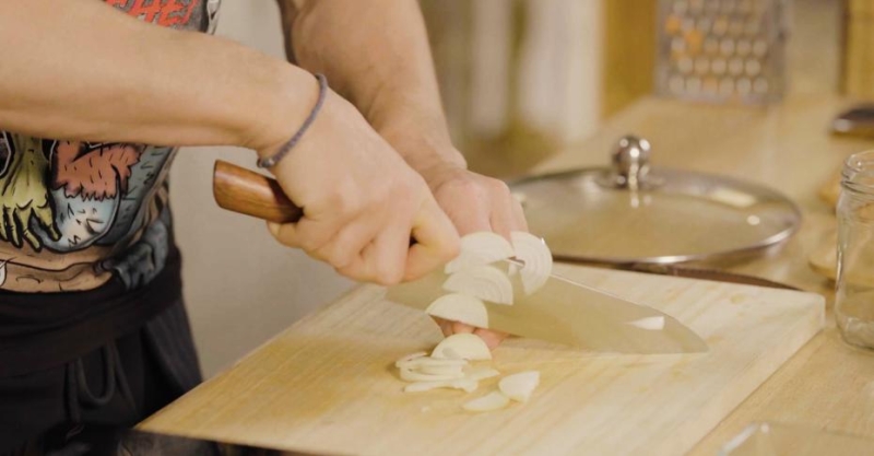 Перловка с овощами в автоклаве