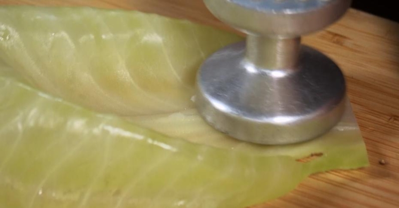 Голубцы со стейком из свинины