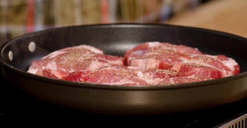 Бургер со стейком