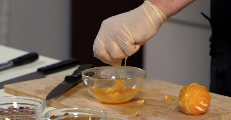 Салат с кускусом и курицей-гриль