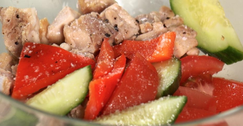 Версия салата по-шопски