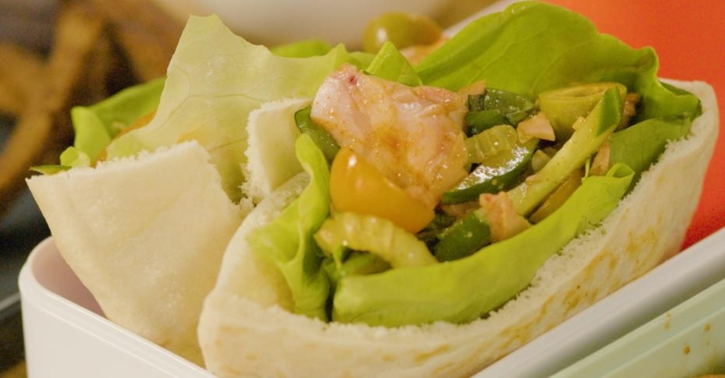 Пита с овощной начинкой