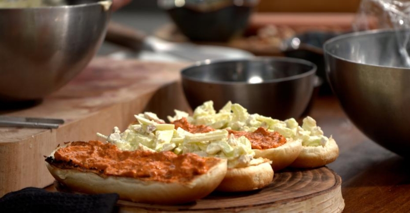 Хот-дог «разделённый» и чалагач