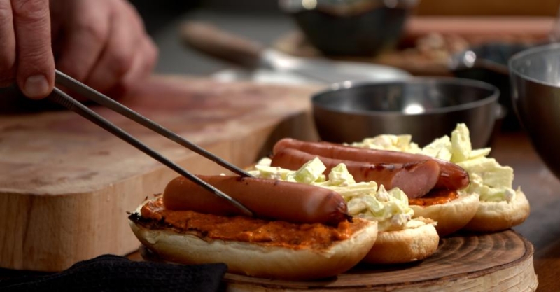 Хот-дог «разделённый» и чалагач