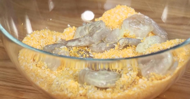 Креветки с васаби