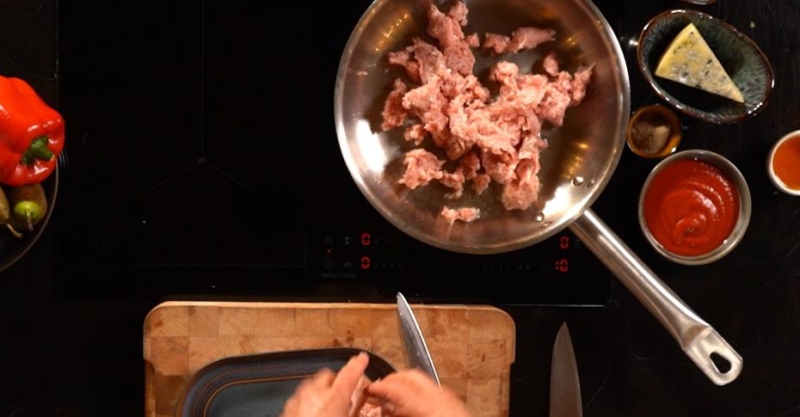 Тортини из брокколи с купатами