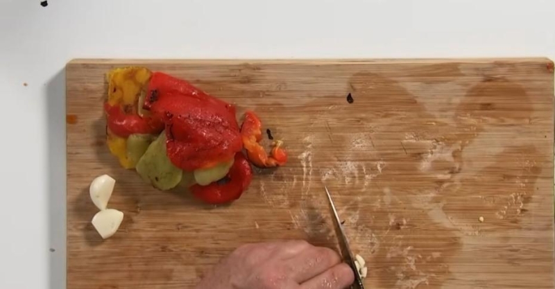 Закуска из запечённого перца