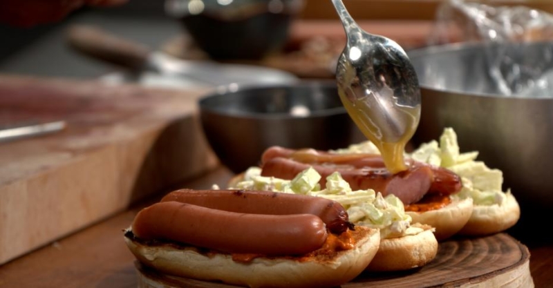 Хот-дог «разделённый» и чалагач