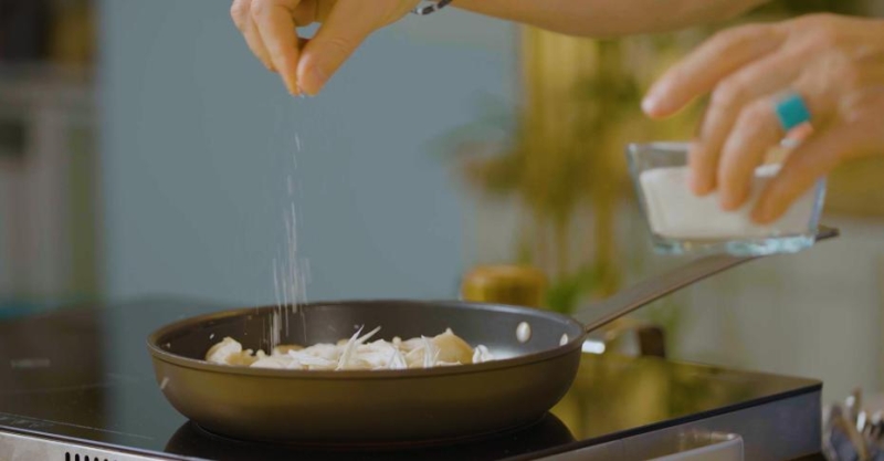 Вёшенки с печёнкой