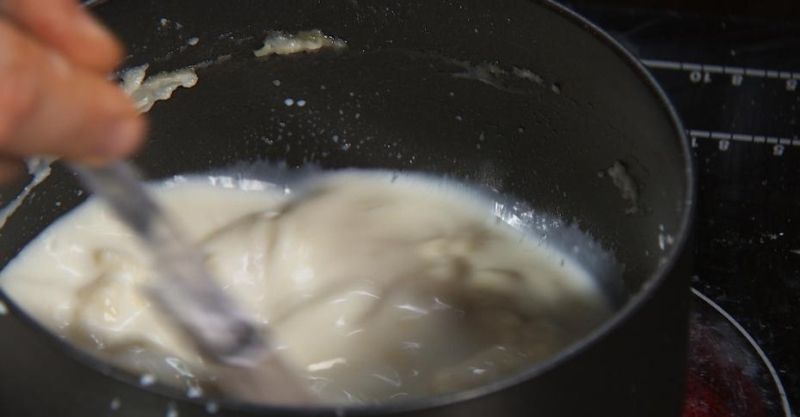 Цветная капуста с сырным соусом