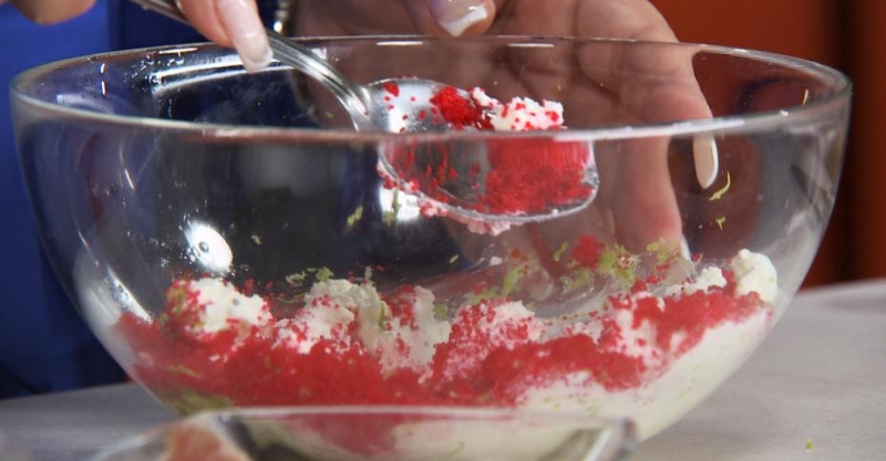 Лепёшки из авокадо и песто с мятой