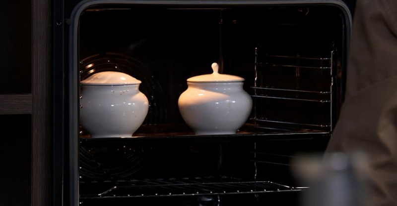 Жаркое из свинины с картофелем и грибами шиитаке