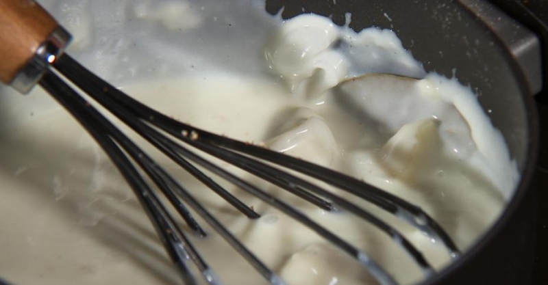 Цветная капуста с сырным соусом