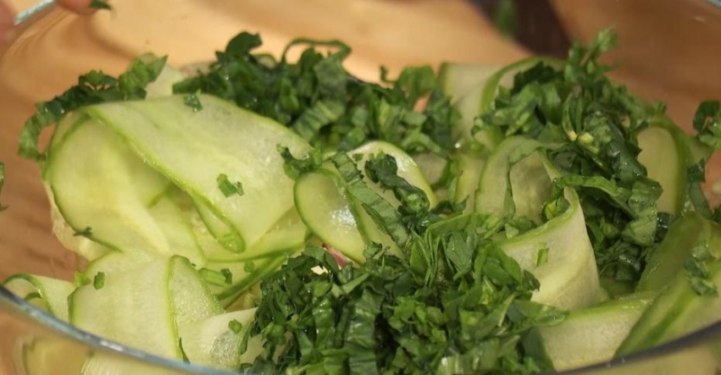 Лёгкий цитрусовый салат