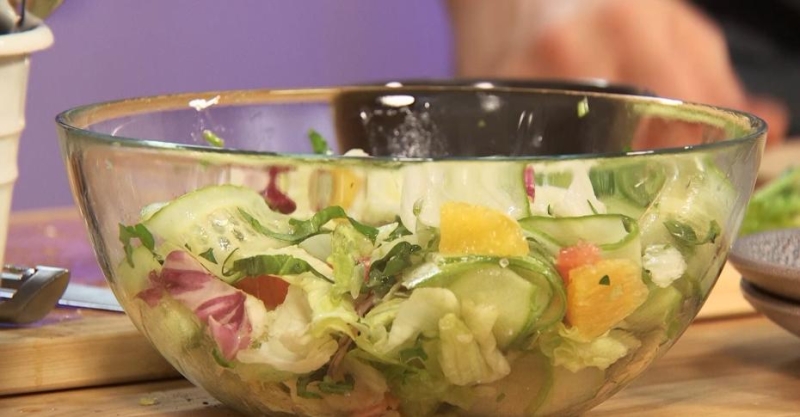 Лёгкий цитрусовый салат