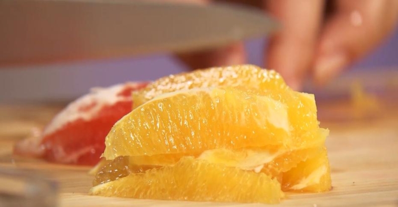 Лёгкий цитрусовый салат